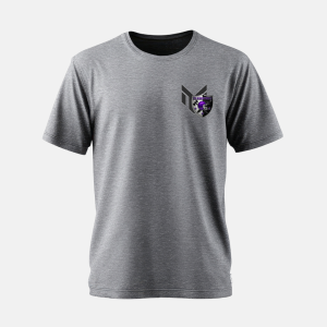 MGladiators T-Shirt Brust Logo – Grau