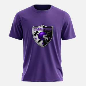 Gladiators Shield T-Shirt – Lila